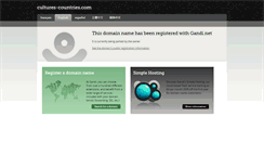 Desktop Screenshot of cultures-countries.com